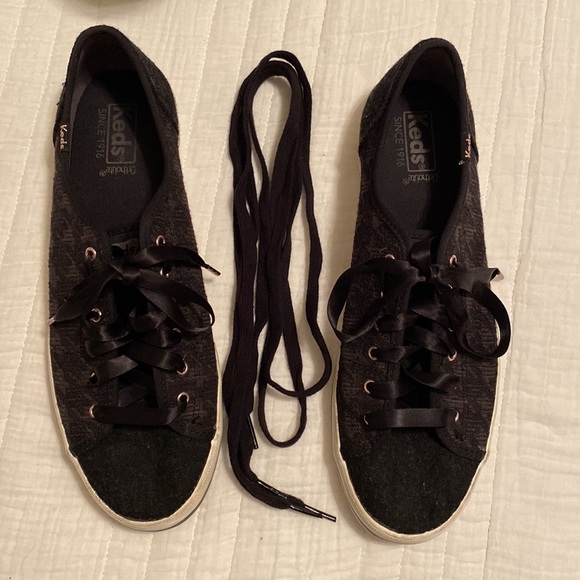 Keds Kickstart Houndstooth Black Sneakers Size 10 - Picture 10 of 10